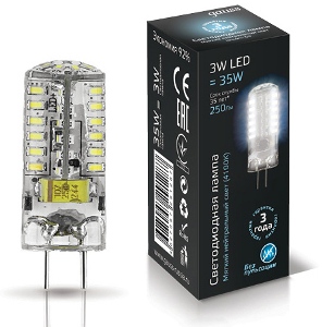 Лампа LED GY6.35 3W AC85-265V 4100K Gauss