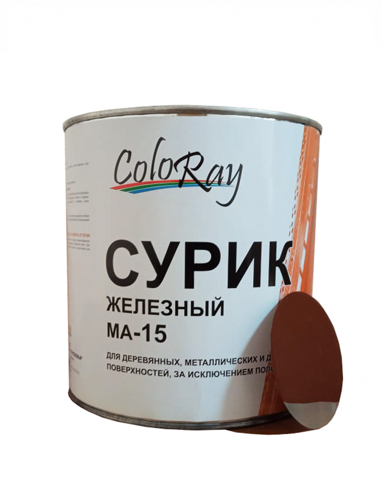 Краски Черноземья МА-15 сурик 2,4кг Краска масляная
