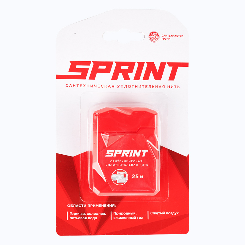 Нить уплотнительная Sprint 04065 25 м бокс, блистер