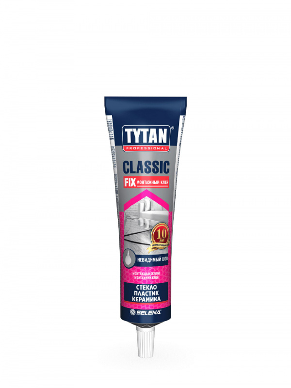 Клей монтажный универсальный Tytan Professionall Classic Fix прозрачный 100 мл.
