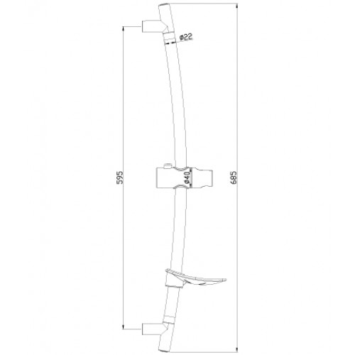 Душевая стойка Lemark  LM8064C хром