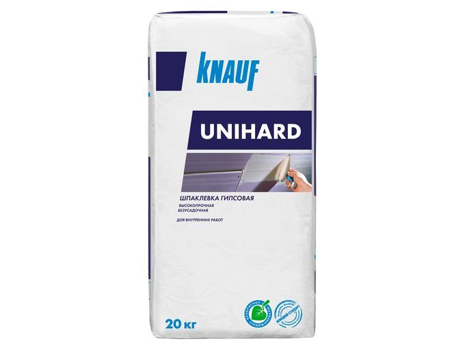 Шпатлевка для внутренних работ гипсовая Knauf Unihard 20 кг.