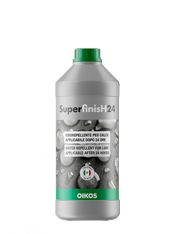 Матовое водоотталкивающее покрыние Superfinish 24 для материалов на основе извести 1л.