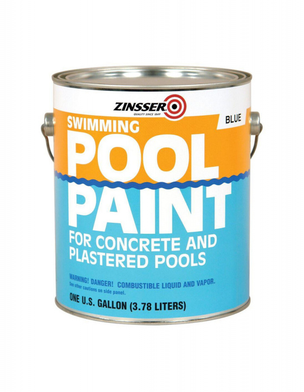 Краска для бассейнов Zinsser Pool Paint белая 3,78 л.