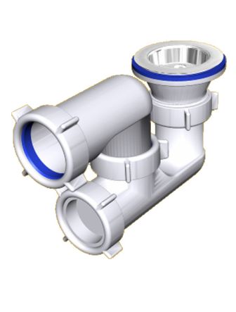 Сифон для поддона Ани Пласт E210 регулируемый 1 1/2"*40