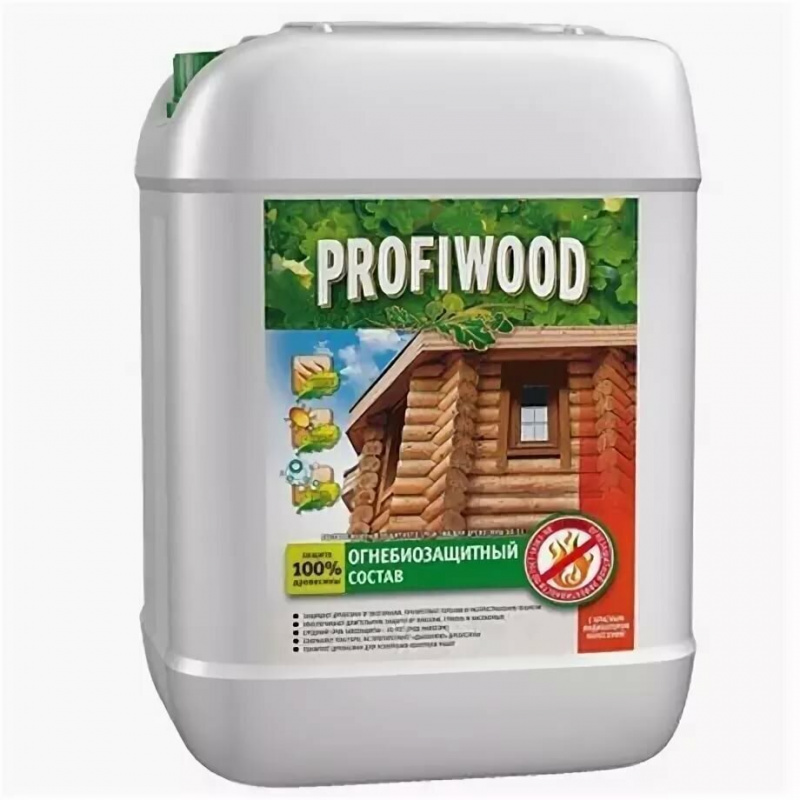 Состав огнезащитный для древесины антисептический Profiwood ББ-11 2 группа 10 л.