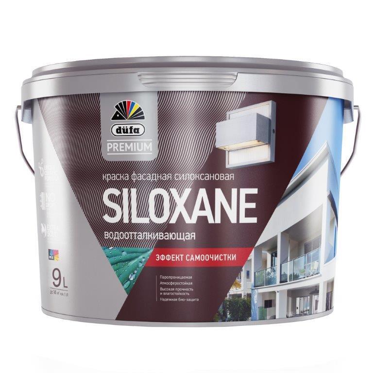 Краска фасадная акрил-силоксановая Dufa Premium Siloxane база 3 9 л.