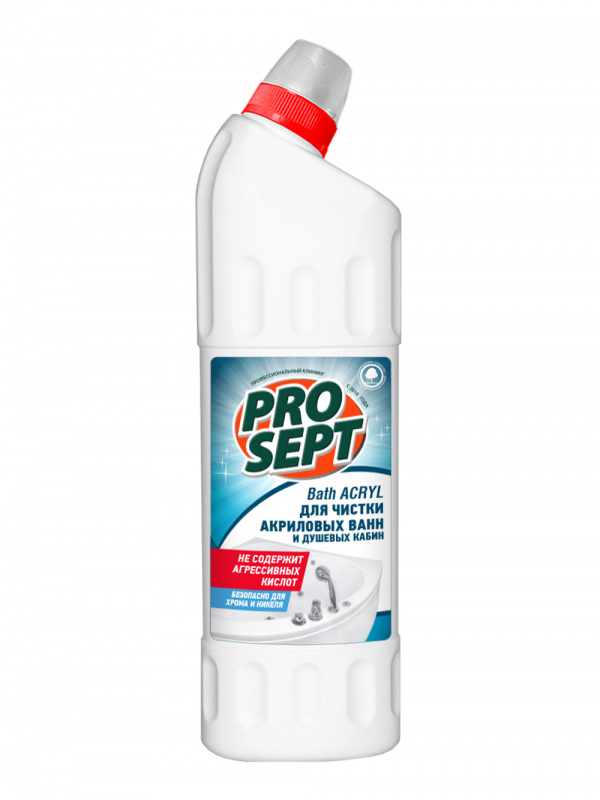 Средство для чистки акриловых поверхностей Prosept Bath Acryl концентрат 1 л.