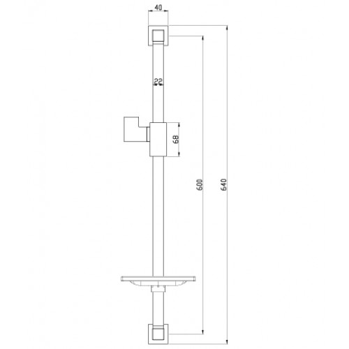 Душевая стойка Lemark  LM8069C хром