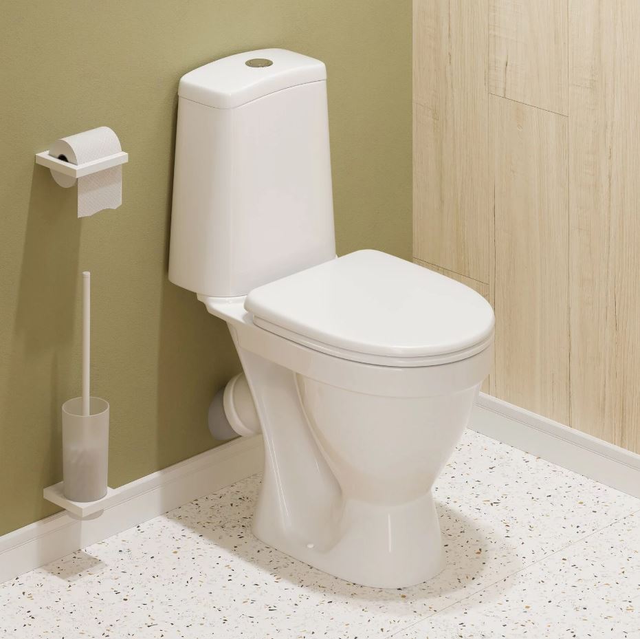 Унитаз напольный Sanita Лада WC.CC/LADA/1-P/WHT.G/S1 белый 