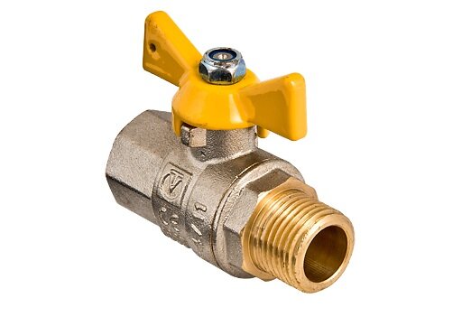 Кран шар. газ. 3/4" ВР бабочка Valgas Valtec