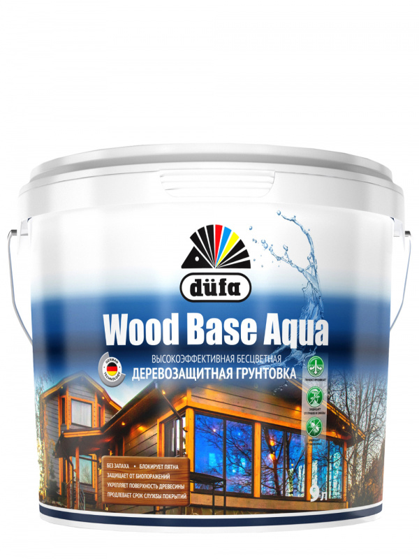 Грунт для дерева и OSB смолоблокирующий Dufa Wood Base AQUA 2,5 л.