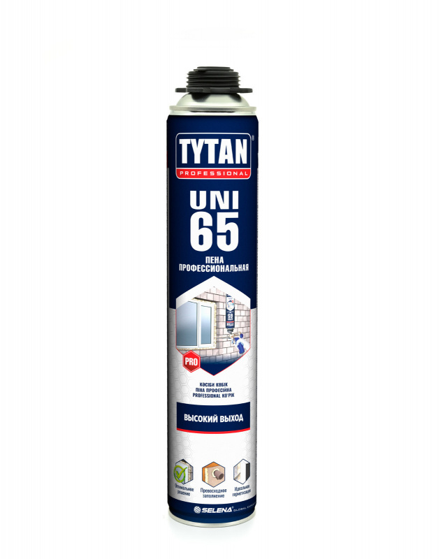 Пена профессиональная Tytan Professional 65 UNI 750 мл. выход 65 л.