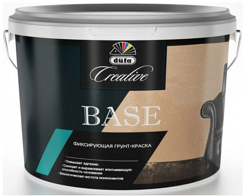 Краска грунтовочная акриловая Dufa Creative Base матовая 1,5 кг.