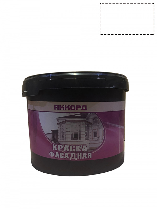 Краска для минеральных фасадов водно-дисперсионная акриловая Аккорд ВДАК 15 кг.