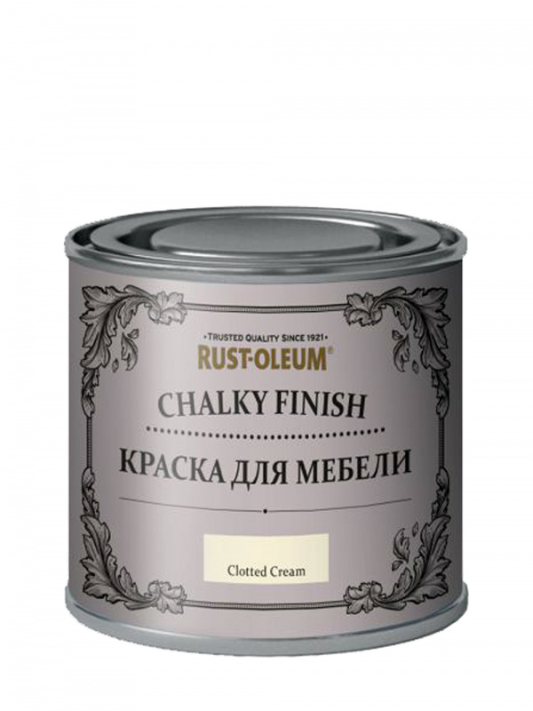 Краска для мебели ультраматовая Chalky Finish Clotted Cream/ Взбитые сливки 0,125 л.