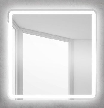 Зеркало для ванной комнаты Belbagno SPC-MAR-600-600-LED-TCH, 60 см, с сенсорным выключателем