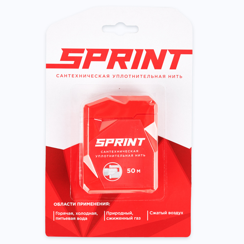 Нить уплотнительная Sprint 04062 50 м бокс, блистер