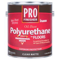 Лак для пола полиуретановый Pro Finisher Oil Based Polyurethane ультра-матовый 3,78 л.