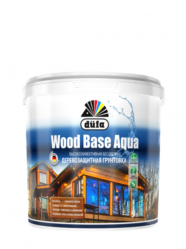 Грунт для дерева и OSB смолоблокирующий Dufa Wood Base AQUA 1 л.