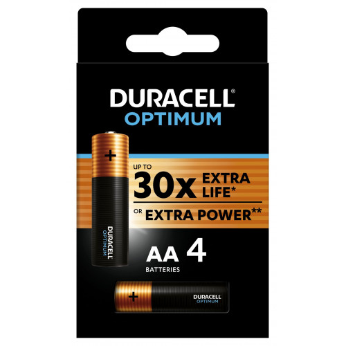 Батарейка LR6-4BL Optimum AA Duracell