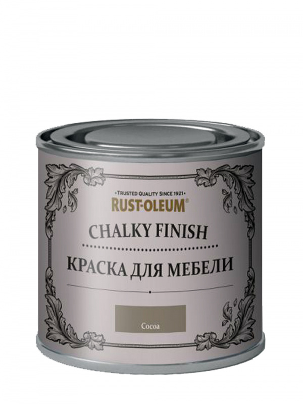 Краска для мебели ультраматовая Chalky Finish Cocoa/ Какао 0,125 л.