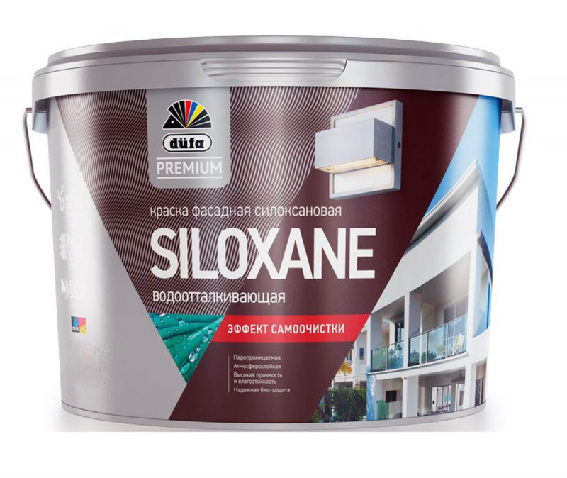 Краска фасадная акрил-силоксановая Dufa Premium Siloxane база 1 2,5 л.