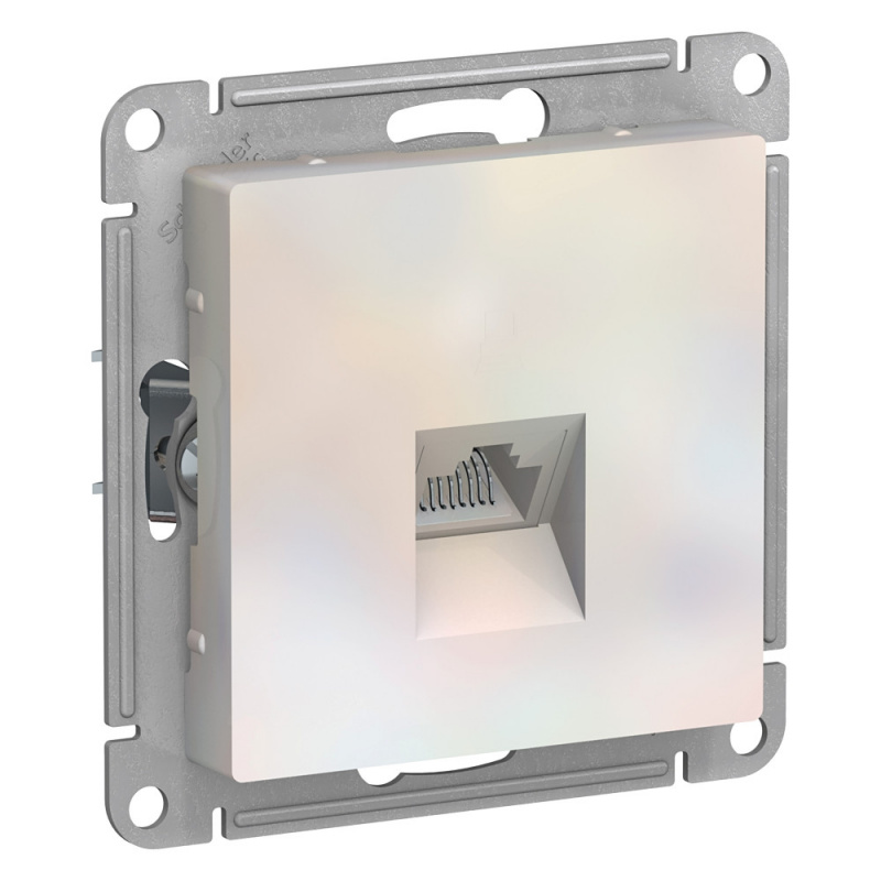 Розетка компьютерная RJ45 кат 5Е AtlasDesign жемчуг SE