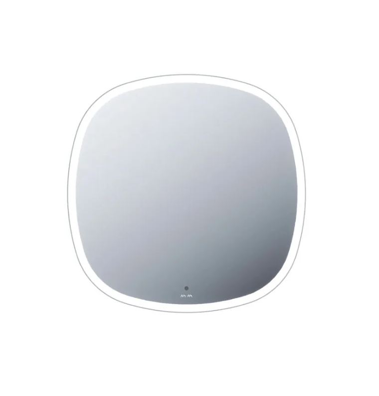Зеркало для ванной комнаты AM.PM M8FMOX0551WGS с LED-подсветкой, ИК- сенсором, квадрат, 55 см