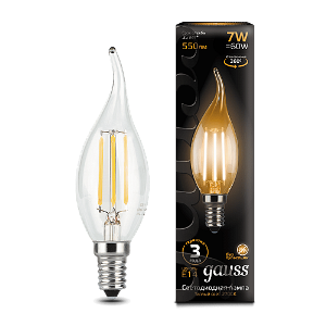 Лампа F-LED BXS35 7W 2700K E14 Gauss