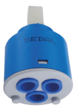 Картридж для смесителя Sedal LM8597P-BL с керамическими пластинами, эко-функция (клик-система), укор