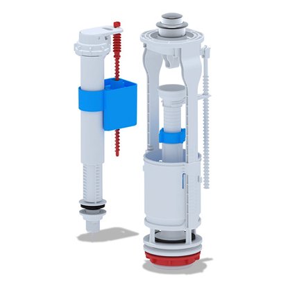 Сливная арматура Ани Пласт WC8510C с нижней подводкой 1/2" с пластиковым штуцером