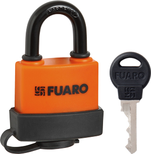 Замок навесной всепогодный FUARO PL-3640 (40 мм) 3 "англ."кл.