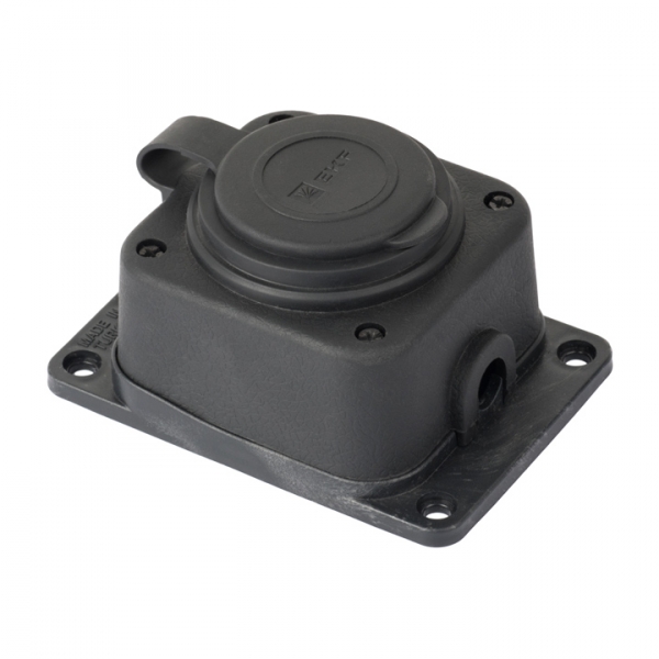 Розетка с/з с крышкой 16А IP44 Proxima EKF