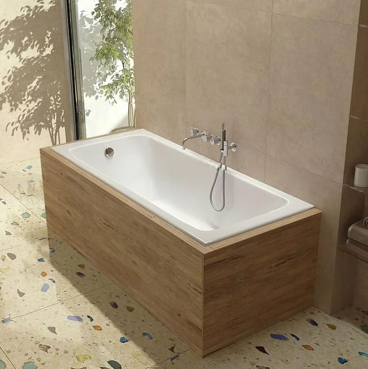 Ванна чугунная Wotte Line 170х70 белая