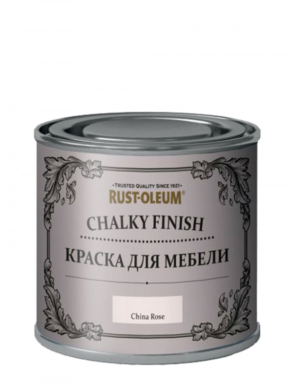 Краска для мебели ультраматовая Chalky Finish China Rose/ Китайская роза 0,125 л.