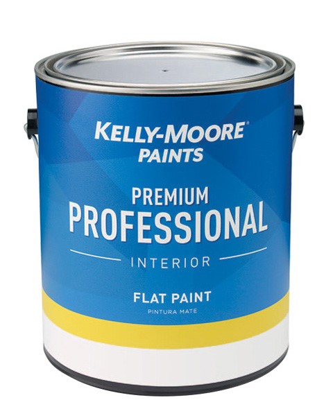 Профессиональная интерьерная краска для стен и потолков Kelly-Moore Premium Professional Interior ультраматовая база BW 0,473 л