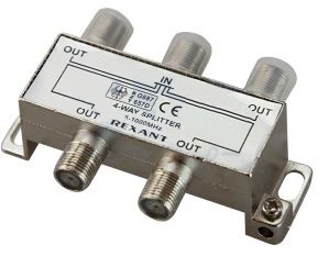 Краб на 4 ТВ под F разъем 5-1000 MHz