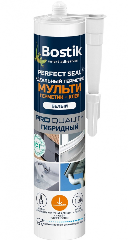 Герметик полиуретановый универсальный Bostik Р360 SEAL'N'FLEX MULTI PURPOSE белый 600 мл.