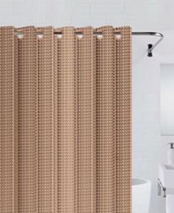 Шторка текстильная для ванной комнаты Bath Plus 3D NFD-3D-brown 180х200 см.