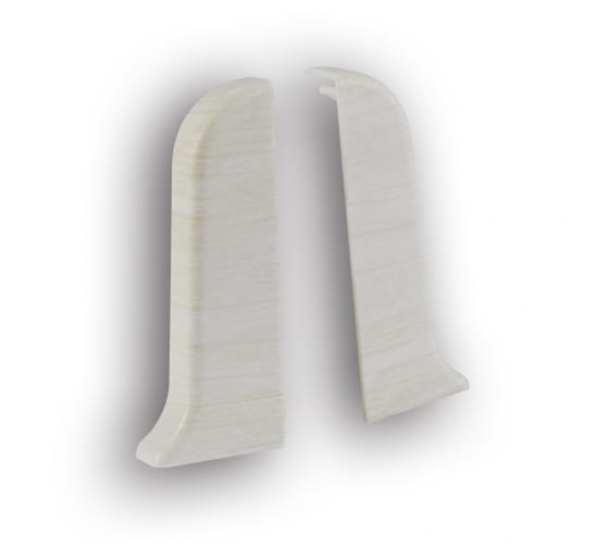 Заглушка ПВХ для напольного плинтуса Рико Лео 174 Береза