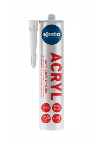 Герметик акриловый Кесто Acryl белый 310 мл