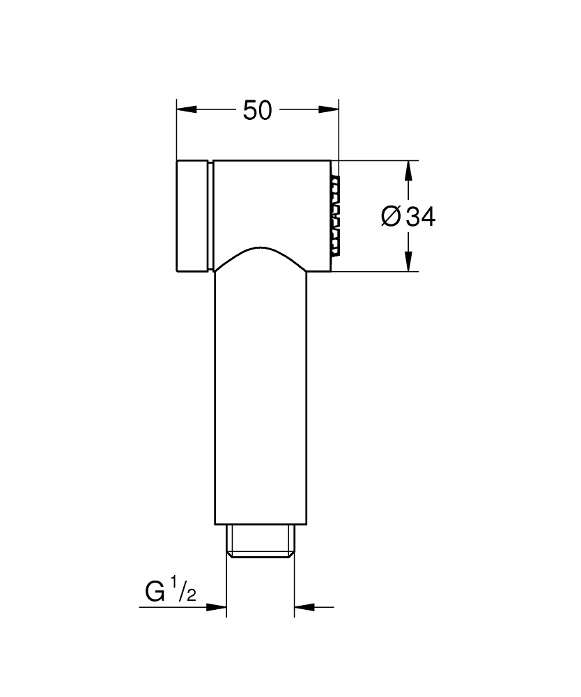 Гигиенический душ Grohe Sena 26328000 хром