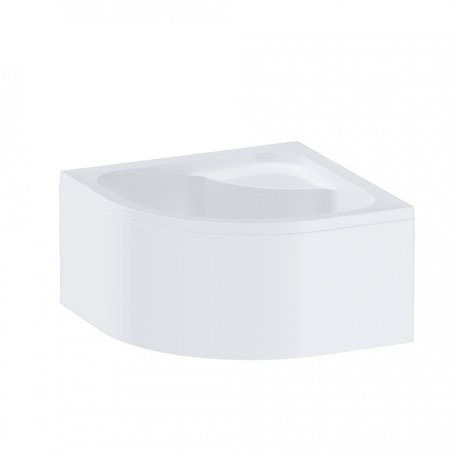 Поддон AM.PM Gem Deep W90T-401A090W, 90х90х37,5, акриловый, белый, радиальный, с сифоном