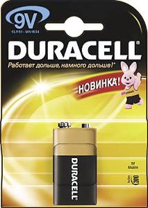 Батарейка 6LR61-1BL Duracell