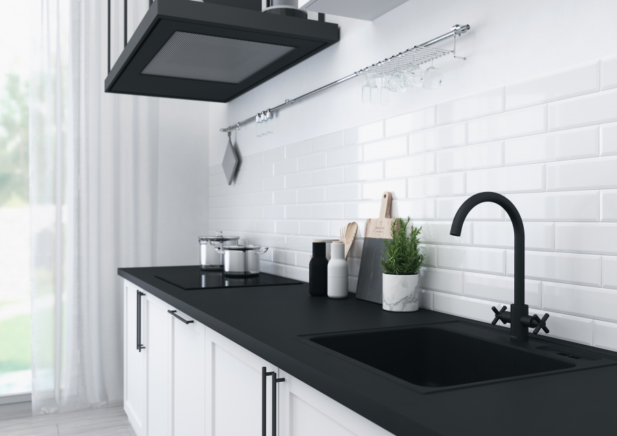 Смеситель для кухни Damixa Neo Classic Black 240000000 чёрный