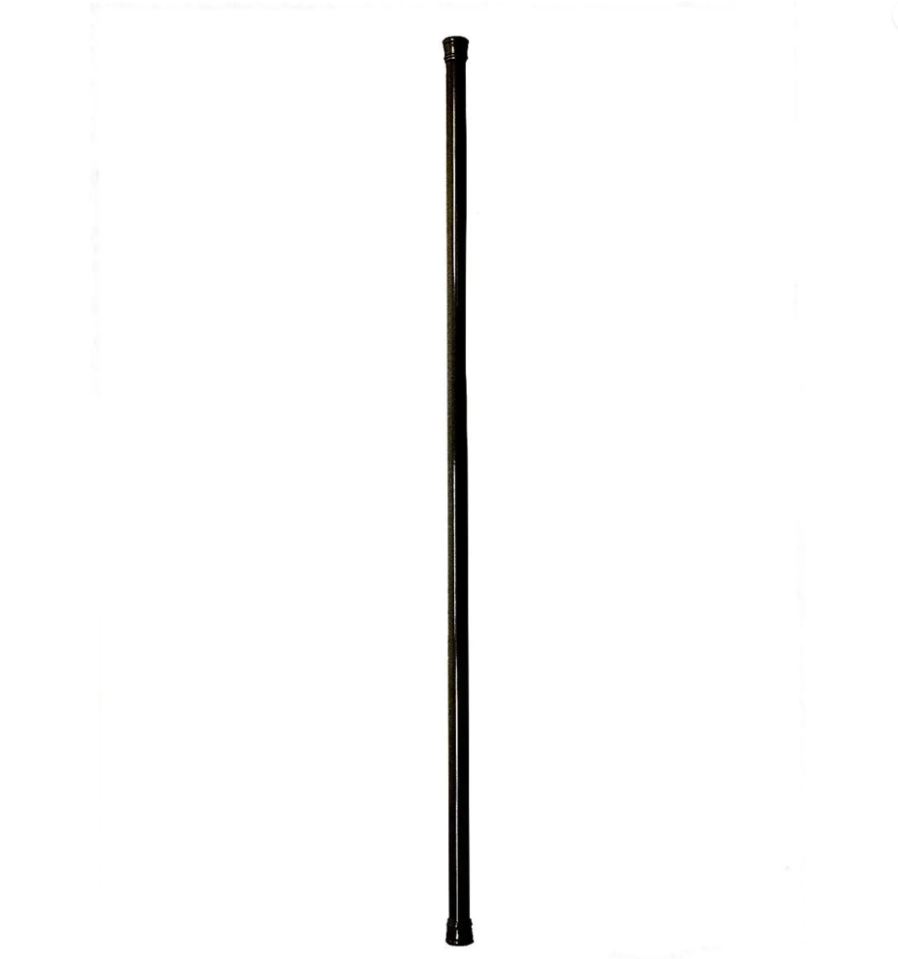 Карниз для ванной комнаты Bath Plus KK-005 чёрный 122-218 см.