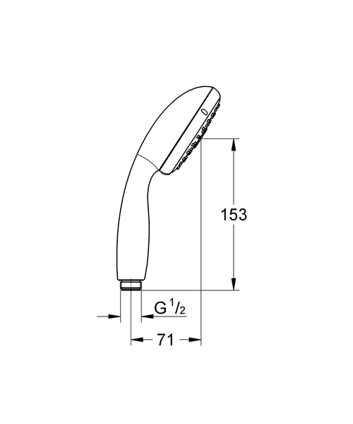 Ручной душ Grohe New Tempesta 28419002 хром, 3 режима