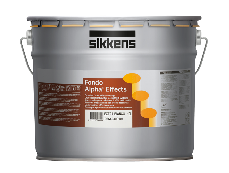 Грунт c гранулированным наполнителем Sikkens Fondo Alpha Effects Extra WH для внутренних работ (2,5л)