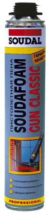 Пена профессиональная Soudal Soudafoam Professional 750 мл. выход 60 л.